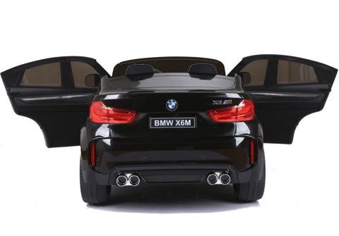 Auto Na Akumulator BMW X6M Czarne Dwuosobowy Fotel LEAN CARS Auto Na Akumulator BMW X6M Czarne Dwuosobowy Fotel LEAN CARS
