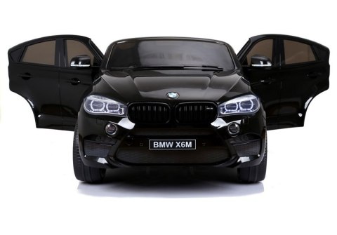 Auto Na Akumulator BMW X6M Czarne Dwuosobowy Fotel LEAN CARS Auto Na Akumulator BMW X6M Czarne Dwuosobowy Fotel LEAN CARS
