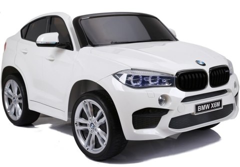 Auto Na Akumulator NOWE BMW X6M Białe LEAN CARS Auto Na Akumulator NOWE BMW X6M Białe LEAN CARS