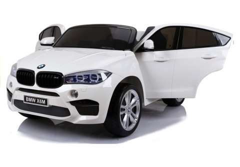 Auto Na Akumulator NOWE BMW X6M Białe LEAN CARS Auto Na Akumulator NOWE BMW X6M Białe LEAN CARS