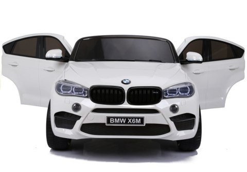 Auto Na Akumulator NOWE BMW X6M Białe LEAN CARS Auto Na Akumulator NOWE BMW X6M Białe LEAN CARS
