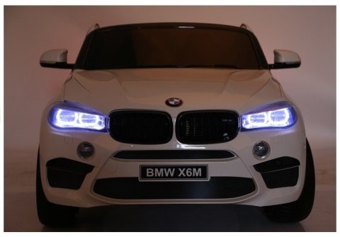 Auto Na Akumulator NOWE BMW X6M Białe LEAN CARS Auto Na Akumulator NOWE BMW X6M Białe LEAN CARS