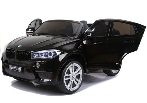 Auto Na Akumulator Nowe BMW X6M Czarne Lakierowane LEAN CARS Auto Na Akumulator Nowe BMW X6M Czarne Lakierowane LEAN CARS