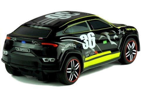 Auto Zdalnie Sterowane Sportowe Pilot R/C Czarne LEAN Toys Auto Zdalnie Sterowane Sportowe Pilot R/C Czarne LEAN Toys