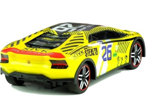 Auto Zdalnie Sterowane Sportowe Pilot R/C Żółte LEAN Toys Auto Zdalnie Sterowane Sportowe Pilot R/C Żółte LEAN Toys