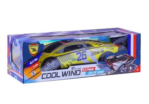 Auto Zdalnie Sterowane Sportowe Pilot R/C Żółte LEAN Toys Auto Zdalnie Sterowane Sportowe Pilot R/C Żółte LEAN Toys