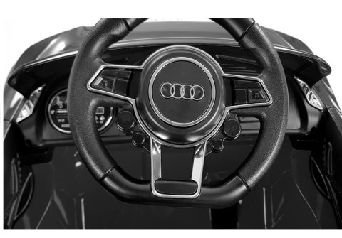 Auto na Akumulator Audi R8 Spyder Biały LEAN CARS Auto na Akumulator Audi R8 Spyder Biały LEAN CARS