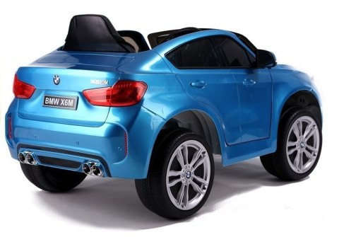 Auto na Akumulator BMW X6 Niebieskie Lakierowane LEAN CARS Auto na Akumulator BMW X6 Niebieskie Lakierowane LEAN CARS
