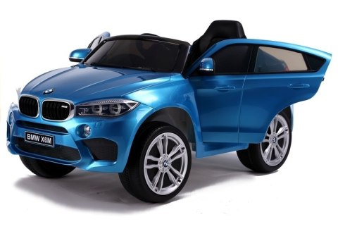 Auto na Akumulator BMW X6 Niebieskie Lakierowane LEAN CARS Auto na Akumulator BMW X6 Niebieskie Lakierowane LEAN CARS