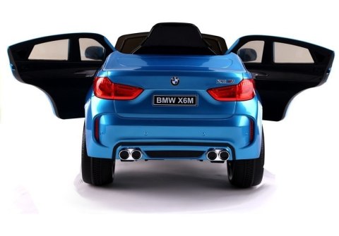Auto na Akumulator BMW X6 Niebieskie Lakierowane LEAN CARS Auto na Akumulator BMW X6 Niebieskie Lakierowane LEAN CARS