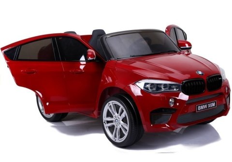 Auto na Akumulator Nowe BMW X6M Czerwone Lakierowane LEAN CARS Auto na Akumulator Nowe BMW X6M Czerwone Lakierowane LEAN CARS
