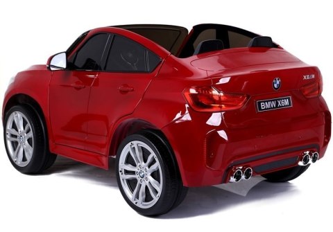 Auto na Akumulator Nowe BMW X6M Czerwone Lakierowane LEAN CARS Auto na Akumulator Nowe BMW X6M Czerwone Lakierowane LEAN CARS