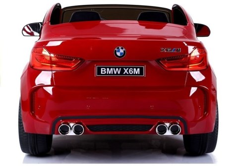 Auto na Akumulator Nowe BMW X6M Czerwone Lakierowane LEAN CARS Auto na Akumulator Nowe BMW X6M Czerwone Lakierowane LEAN CARS