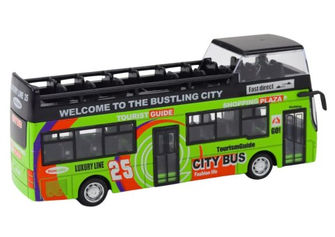 Autobus Piętrowy Turystyczny 1:32 Otwierane Drzwi Zielony LEAN Toys Autobus Piętrowy Turystyczny 1:32 Otwierane Drzwi Zielony LEAN Toys