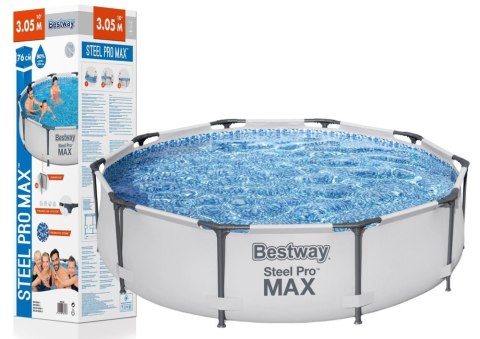 Basen Ogrodowy Stelażowy 305 x 76 cm Bestway 56406 Bestway