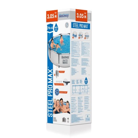 Basen Ogrodowy Stelażowy 305 x 76 cm Bestway 56406 Bestway Basen Ogrodowy Stelażowy 305 x 76 cm Bestway 56406 Bestway