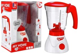 Blender Mikser Z Miarką Czerwony Dźwięki LEAN Toys
