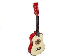Gitara Drewniana z Kostką Kremowa LEAN Toys