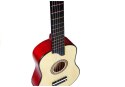 Gitara Drewniana z Kostką Kremowa LEAN Toys