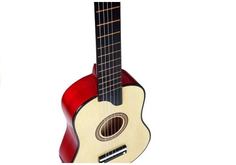 Gitara Drewniana z Kostką Kremowa LEAN Toys Gitara Drewniana z Kostką Kremowa LEAN Toys
