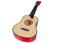 Gitara Drewniana z Kostką Kremowa LEAN Toys
