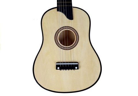 Gitara Drewniana z Kostką Kremowa LEAN Toys Gitara Drewniana z Kostką Kremowa LEAN Toys