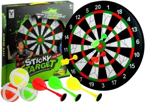 Gra Na Rzepy Tarcza Rzutki Kuleczki Darts Rzutki LEAN Toys Gra Na Rzepy Tarcza Rzutki Kuleczki Darts Rzutki LEAN Toys