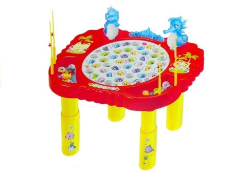 Gra Zręcznościowa Łowienie Rybek Świeci Czerwona LEAN Toys Gra Zręcznościowa Łowienie Rybek Świeci Czerwona LEAN Toys