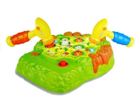 Gra Zręcznościowa Uderzanie Bobrów Młoteczkiem LEAN Toys Gra Zręcznościowa Uderzanie Bobrów Młoteczkiem LEAN Toys