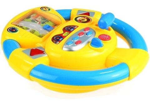 Kierownica Interaktywna Dla Maluszka Dźwięki LEAN Toys Kierownica Interaktywna Dla Maluszka Dźwięki LEAN Toys