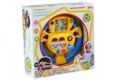 Kierownica Interaktywna Dla Maluszka Dźwięki LEAN Toys Kierownica Interaktywna Dla Maluszka Dźwięki LEAN Toys