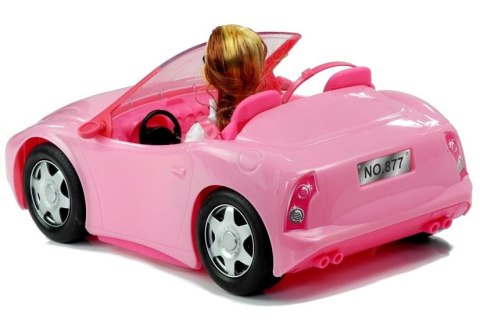 Lalka w Podróży Kabriolet Auto dla Lalki LEAN Toys Lalka w Podróży Kabriolet Auto dla Lalki LEAN Toys