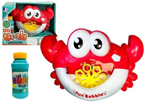 Maszyna do Baniek Mydlanych Krab Czerwony LEAN Toys Maszyna do Baniek Mydlanych Krab Czerwony LEAN Toys