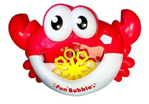 Maszyna do Baniek Mydlanych Krab Czerwony LEAN Toys Maszyna do Baniek Mydlanych Krab Czerwony LEAN Toys