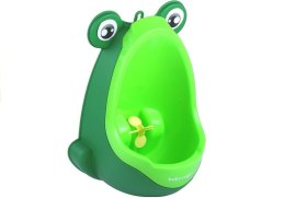 Mini Pisuar Żabka Na Przyssawki Chłopięcy Zielony LEAN Toys