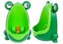 Mini Pisuar Żabka Na Przyssawki Chłopięcy Zielony LEAN Toys