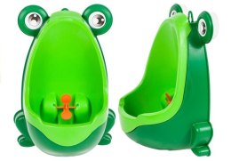 Mini Pisuar Żabka Na Przyssawki Chłopięcy Zielony LEAN Toys