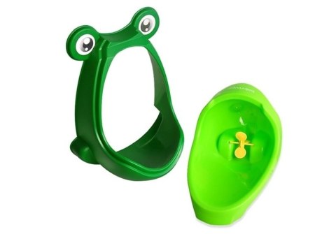 Mini Pisuar Żabka Na Przyssawki Chłopięcy Zielony LEAN Toys Mini Pisuar Żabka Na Przyssawki Chłopięcy Zielony LEAN Toys
