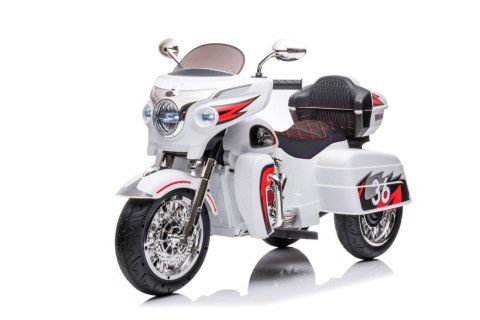 Motor Na Akumulator Trójkołowy Goldwing Biały LEAN CARS Motor Na Akumulator Trójkołowy Goldwing Biały LEAN CARS
