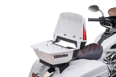 Motor Na Akumulator Trójkołowy Goldwing Biały LEAN CARS Motor Na Akumulator Trójkołowy Goldwing Biały LEAN CARS
