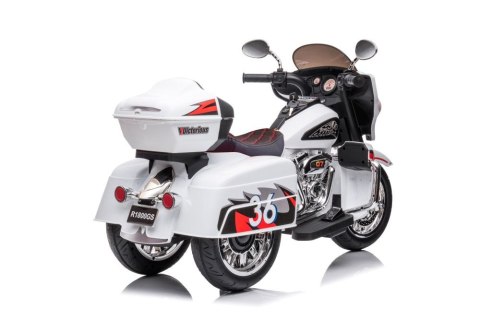 Motor Na Akumulator Trójkołowy Goldwing Biały LEAN CARS Motor Na Akumulator Trójkołowy Goldwing Biały LEAN CARS