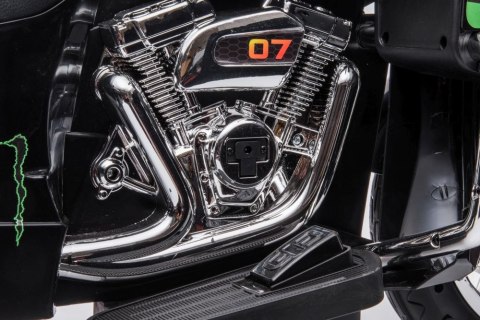 Motor Na Akumulator Trójkołowy Goldwing Czarny LEAN CARS Motor Na Akumulator Trójkołowy Goldwing Czarny LEAN CARS
