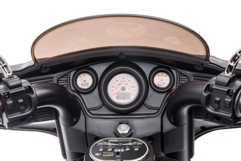 Motor Na Akumulator Trójkołowy Goldwing Czarny LEAN CARS Motor Na Akumulator Trójkołowy Goldwing Czarny LEAN CARS