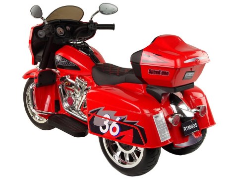 Motor Na Akumulator Trójkołowy Goldwing Czerwony LEAN CARS Motor Na Akumulator Trójkołowy Goldwing Czerwony LEAN CARS