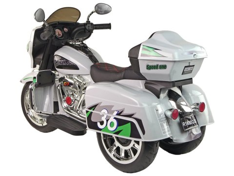 Motor Na Akumulator Trójkołowy Goldwing Szary LEAN CARS Motor Na Akumulator Trójkołowy Goldwing Szary LEAN CARS