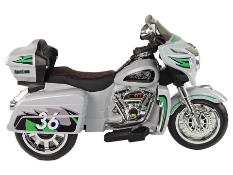 Motor Na Akumulator Trójkołowy Goldwing Szary LEAN CARS Motor Na Akumulator Trójkołowy Goldwing Szary LEAN CARS