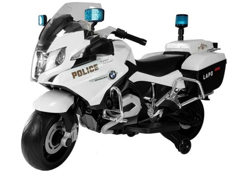 Motor na Akumulator BMW R1200 Policja biały LEAN CARS Motor na Akumulator BMW R1200 Policja biały LEAN CARS