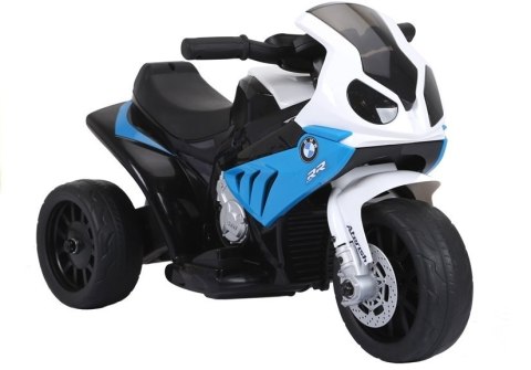 Motor na akumulator BMW S1000RR Trójkołowy Niebieski LEAN CARS Motor na akumulator BMW S1000RR Trójkołowy Niebieski LEAN CARS