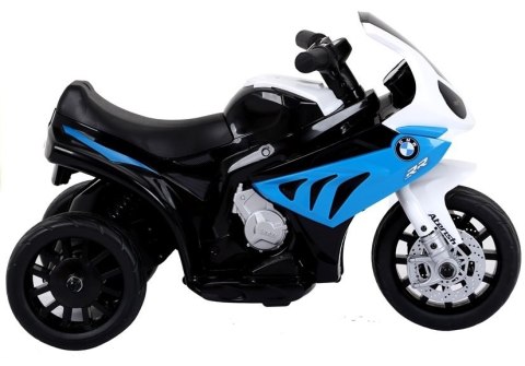 Motor na akumulator BMW S1000RR Trójkołowy Niebieski LEAN CARS Motor na akumulator BMW S1000RR Trójkołowy Niebieski LEAN CARS