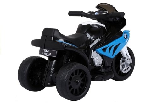 Motor na akumulator BMW S1000RR Trójkołowy Niebieski LEAN CARS Motor na akumulator BMW S1000RR Trójkołowy Niebieski LEAN CARS
